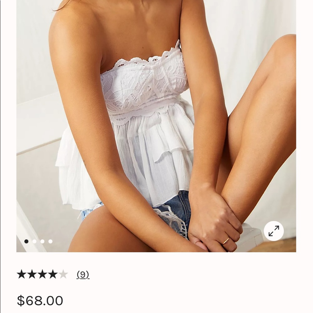 NWT Adella corset cami Freepeople